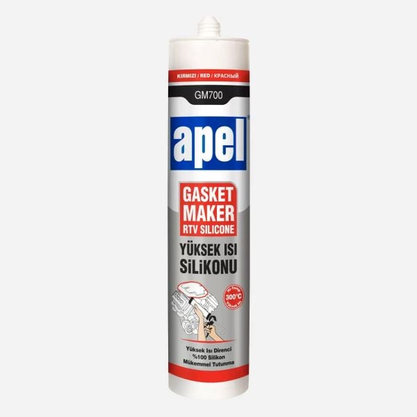 Apel GM700 Rtv Silikonu Kırmızı 310ml