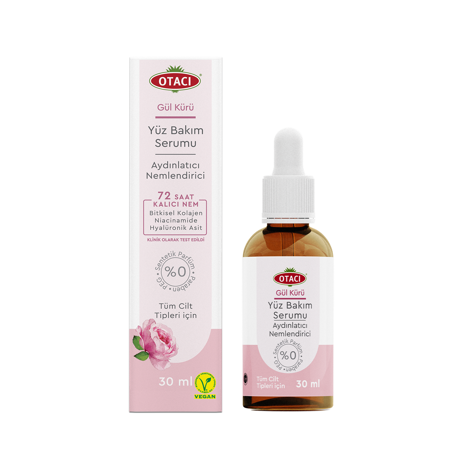 Otacı Gül Kürü Yüz Bakım Serumu 30ml