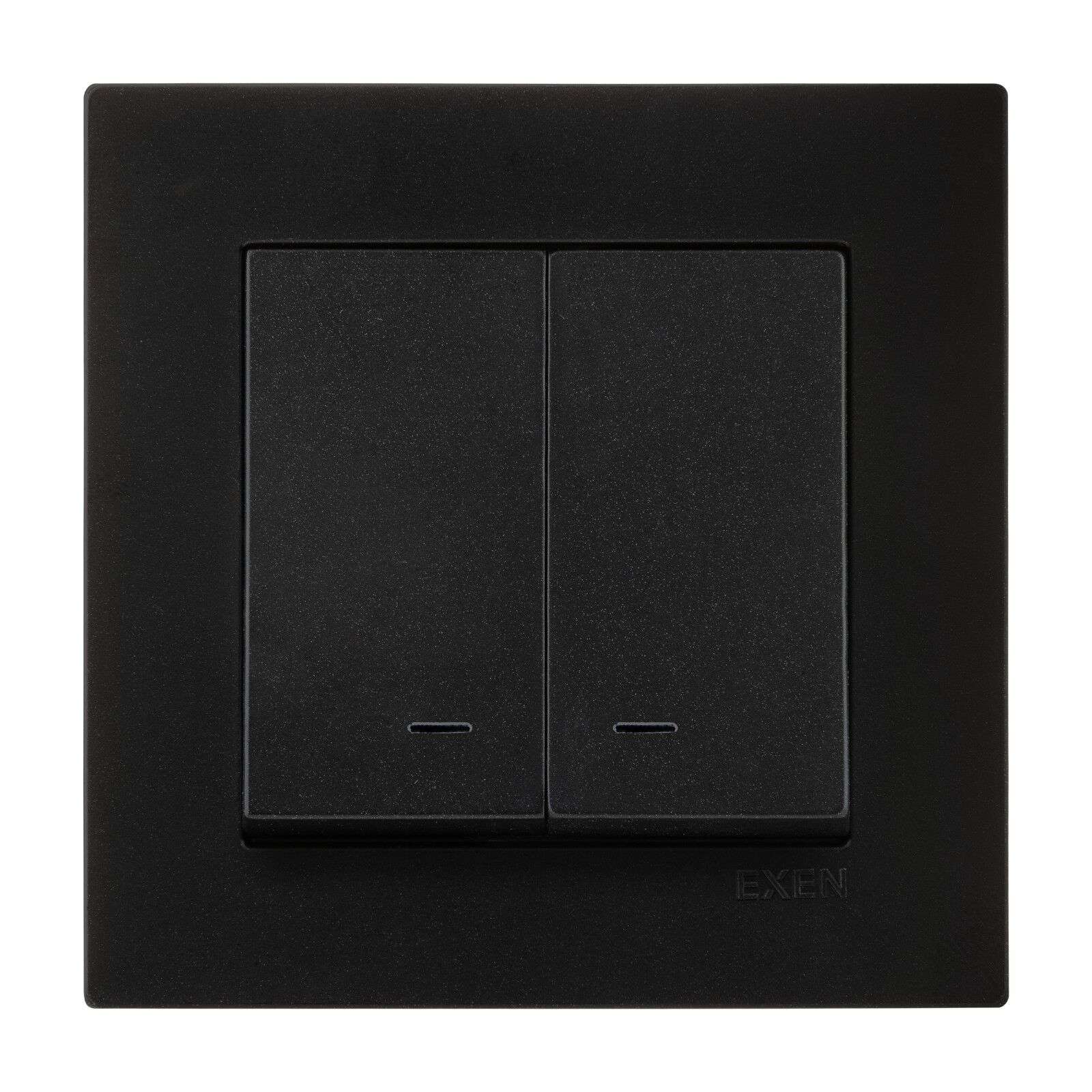 Exen Karell Blisterli Siyah Işıklı Komütatör