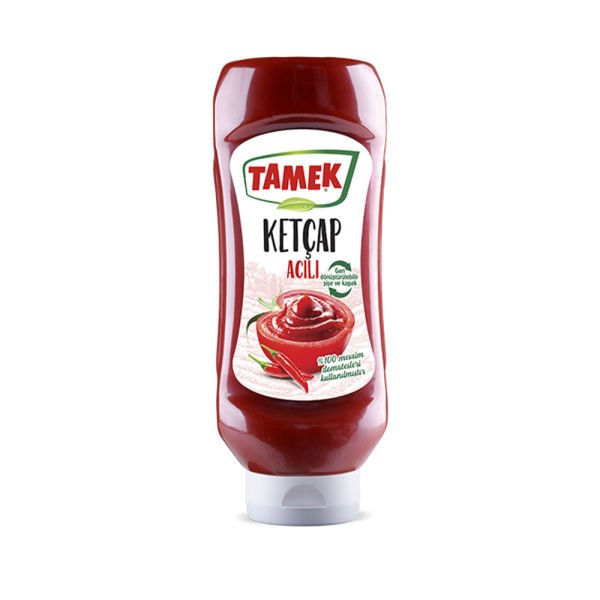 Tamek Acılı Ketçap 600g