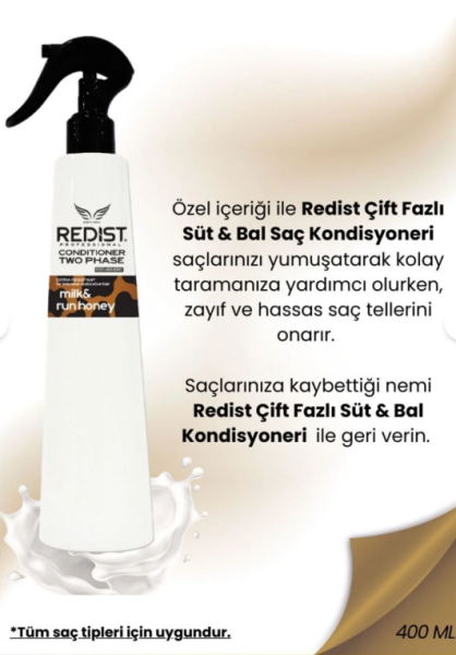 Redist Fön Suyu Milky Honey 400 ml