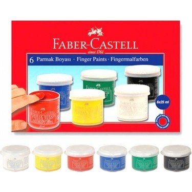 Faber-Castell Parmak Boyası 6 Renk