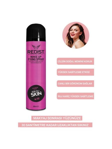 Redist Makyaj Sabitleme Spreyi 300 ml