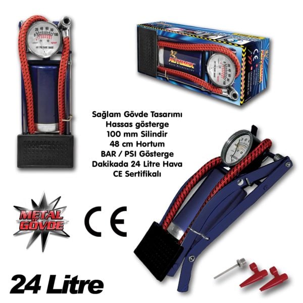 Automix Ayaklı Hava Pompası