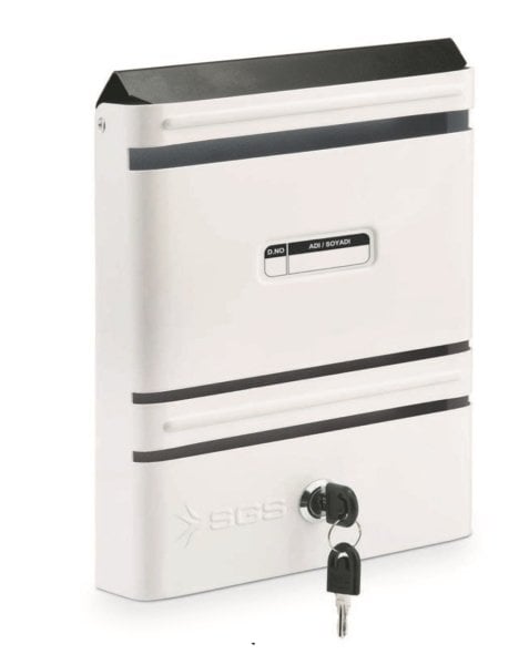 SGS Posta Kutusu Metal Beyaz SGS333