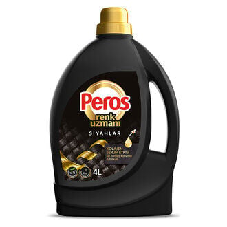 Peros Sıvı Çamaşır Deterjanı Siyahlar 4lt