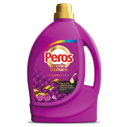 Peros Sıvı Çamaşır Deterjanı Renkliler 4lt