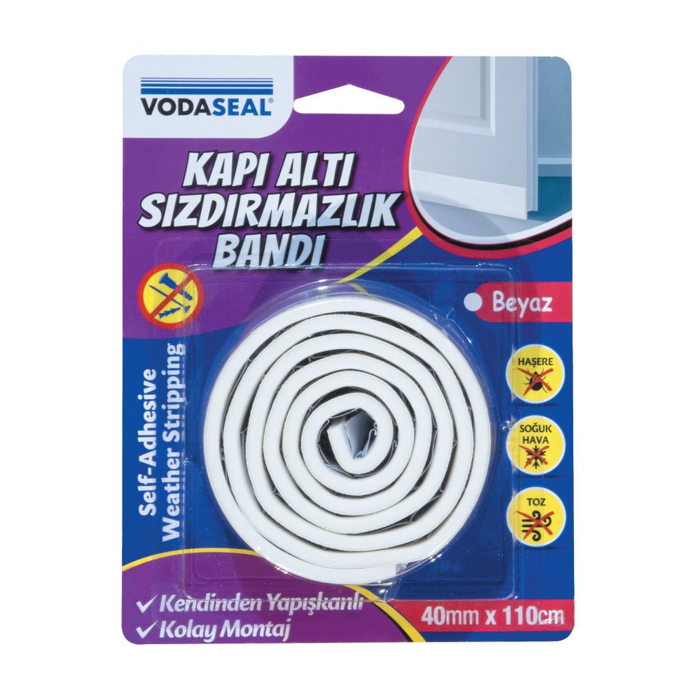 Vodaseal Kapı Altı Sızdırmazlık Bandı Beyaz