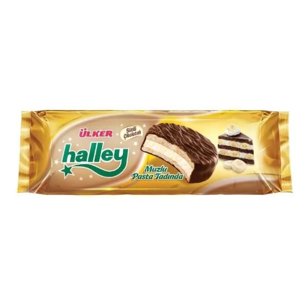 Ülker Halley Muzlu Mini Pasta Tadında 66gr
