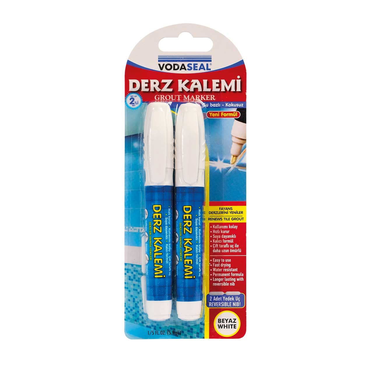 Vodaseal 2 li Derz Kalemi Beyaz