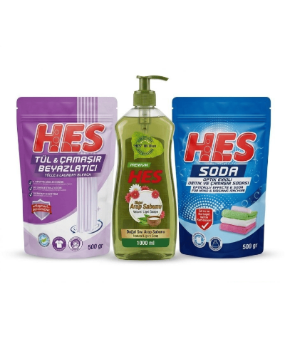 Hes Sıvı Tül 500gr+ Arap Sabunu 1000ml