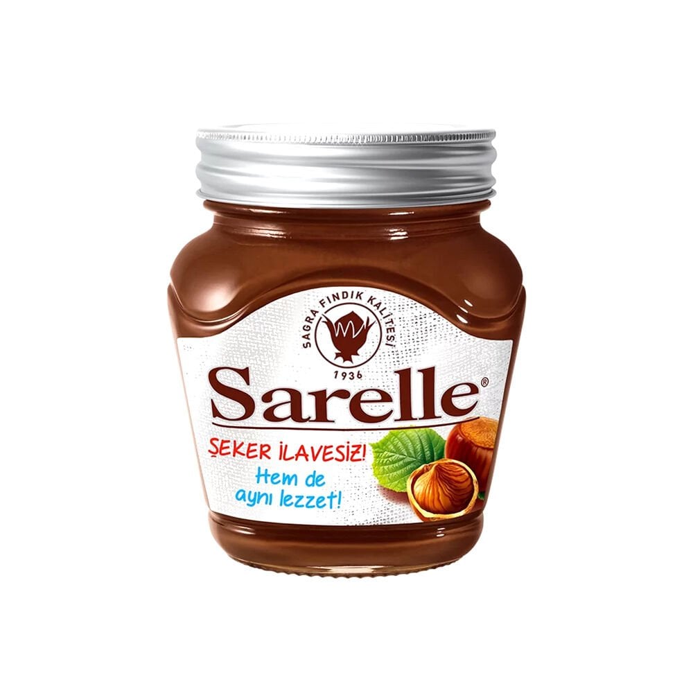 Sarelle Şekersiz Kakaolu Fındık Ezmesi 350gr