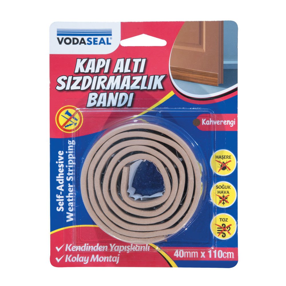 Vodaseal Kapı Altı Sızdırmazlık Bandı Kahve