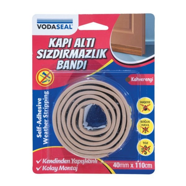 Vodaseal Kapı Altı Sızdırmazlık Bandı Kahve