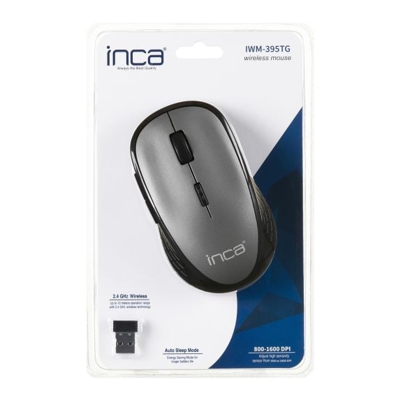 INCA IWM-395TG 1600 Dpi Gri Wireless Mouse