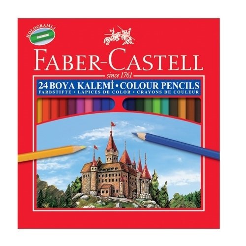 Faber-Castell Karton Kutu Boya Kalemi 24 Renk