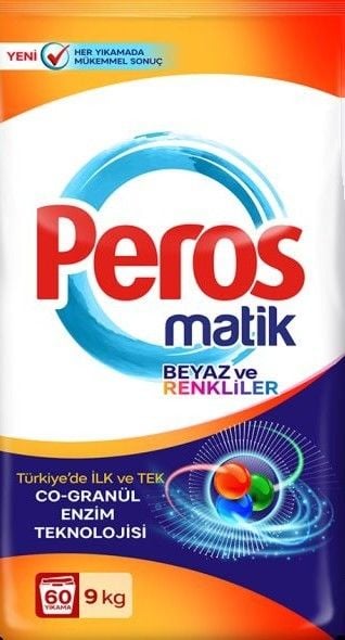 Peros Matik Beyaz&Renkliler 9kg