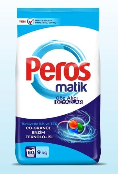 Peros Matik Göz Alıcı Beyazlar 9kg