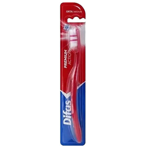 Difaş Premium Action Diş Fırçası Orta Sert