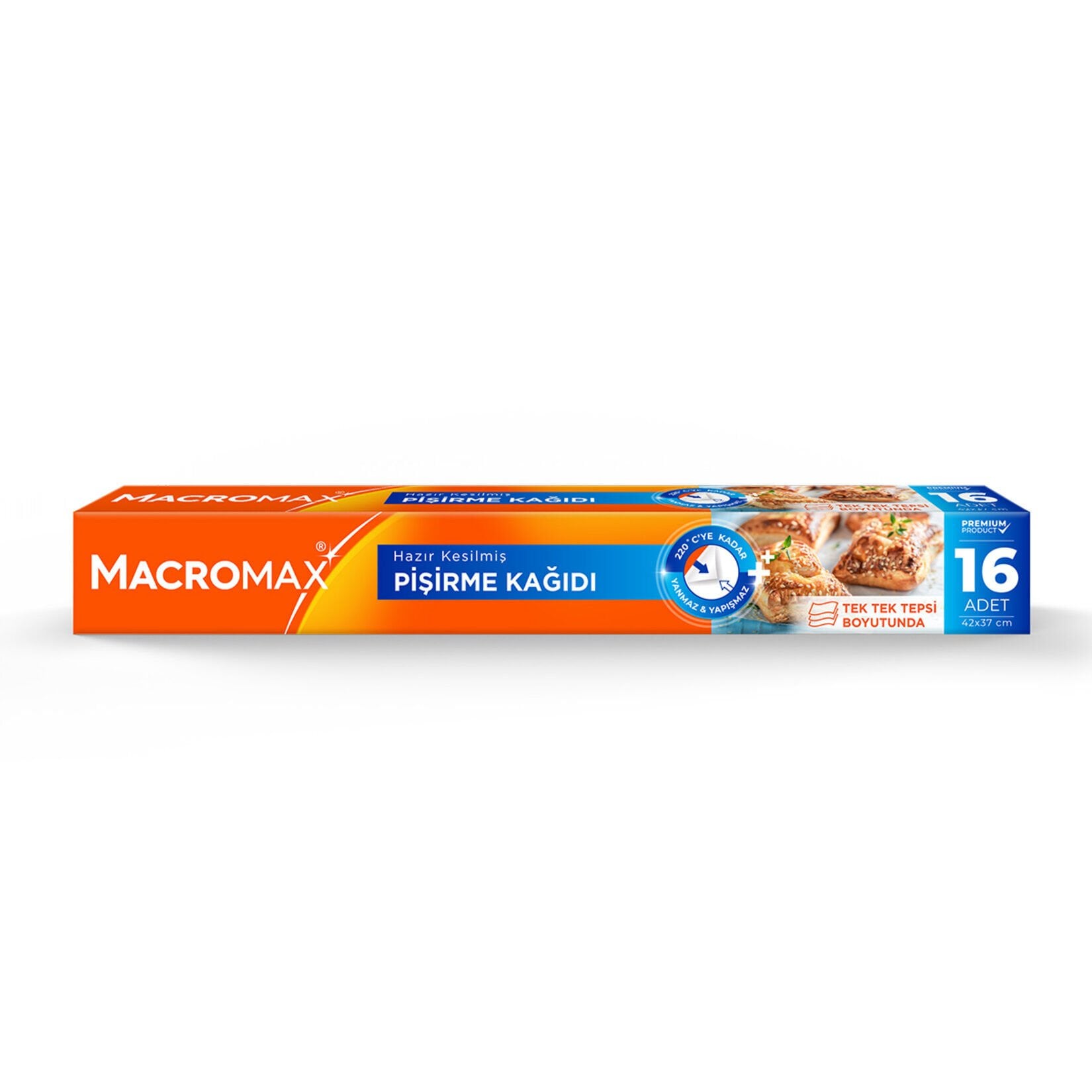 Macromax Hazır Kesilmiş Yağlı Pişirme Kağıdı 16 lı