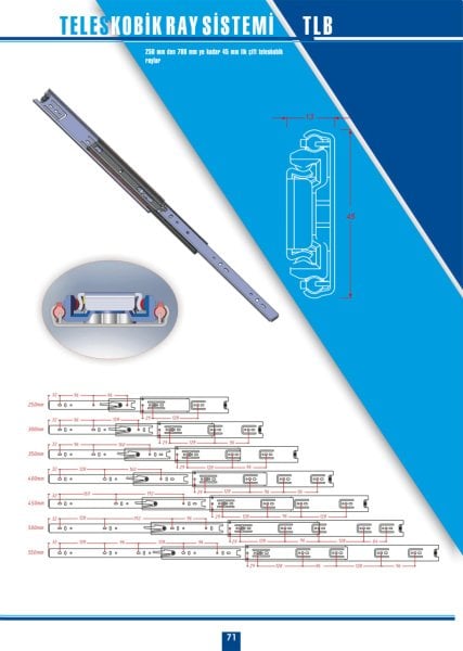Yeniler 35mm Teleskopik Ray 25cm