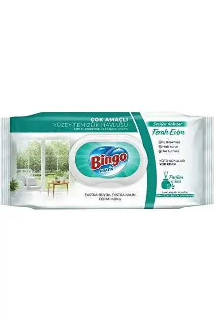 Bingo Yüzey Temizlik Havlusu Ferah Evim 96lı
