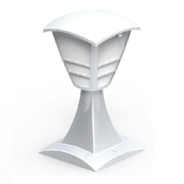 Horoz Yonca-1 Bahçe Armatürü Beyaz