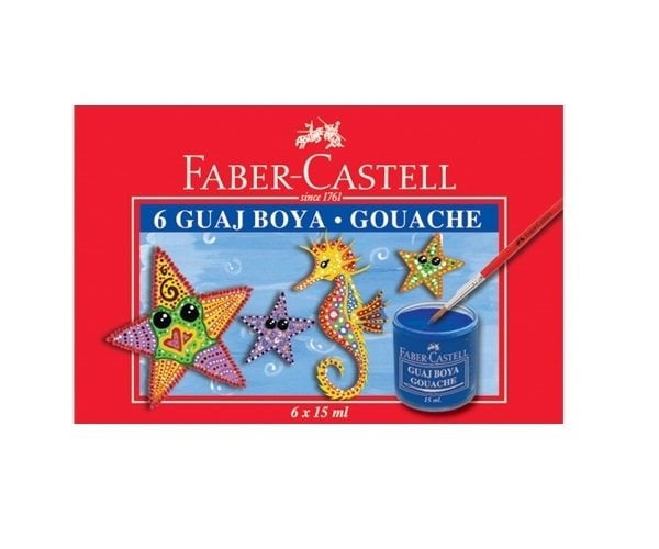 Faber-Castell Guaj Boya 6 lı