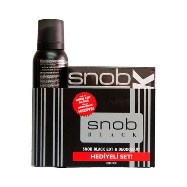 Snob Black Edt+Deo Hediyeli Kofre