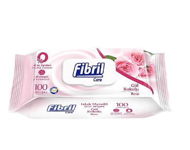 Fibril Islak Mendil 100 lü Gül