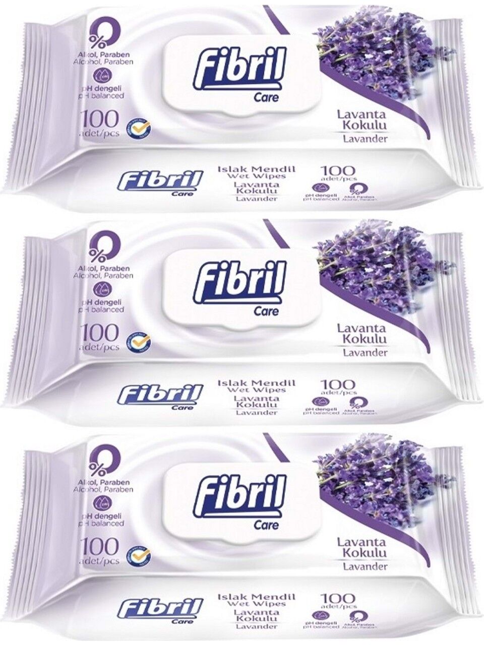 Fibril Islak Mendil 100 lü Lavanta