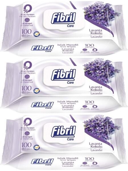 Fibril Islak Mendil 100 lü Lavanta