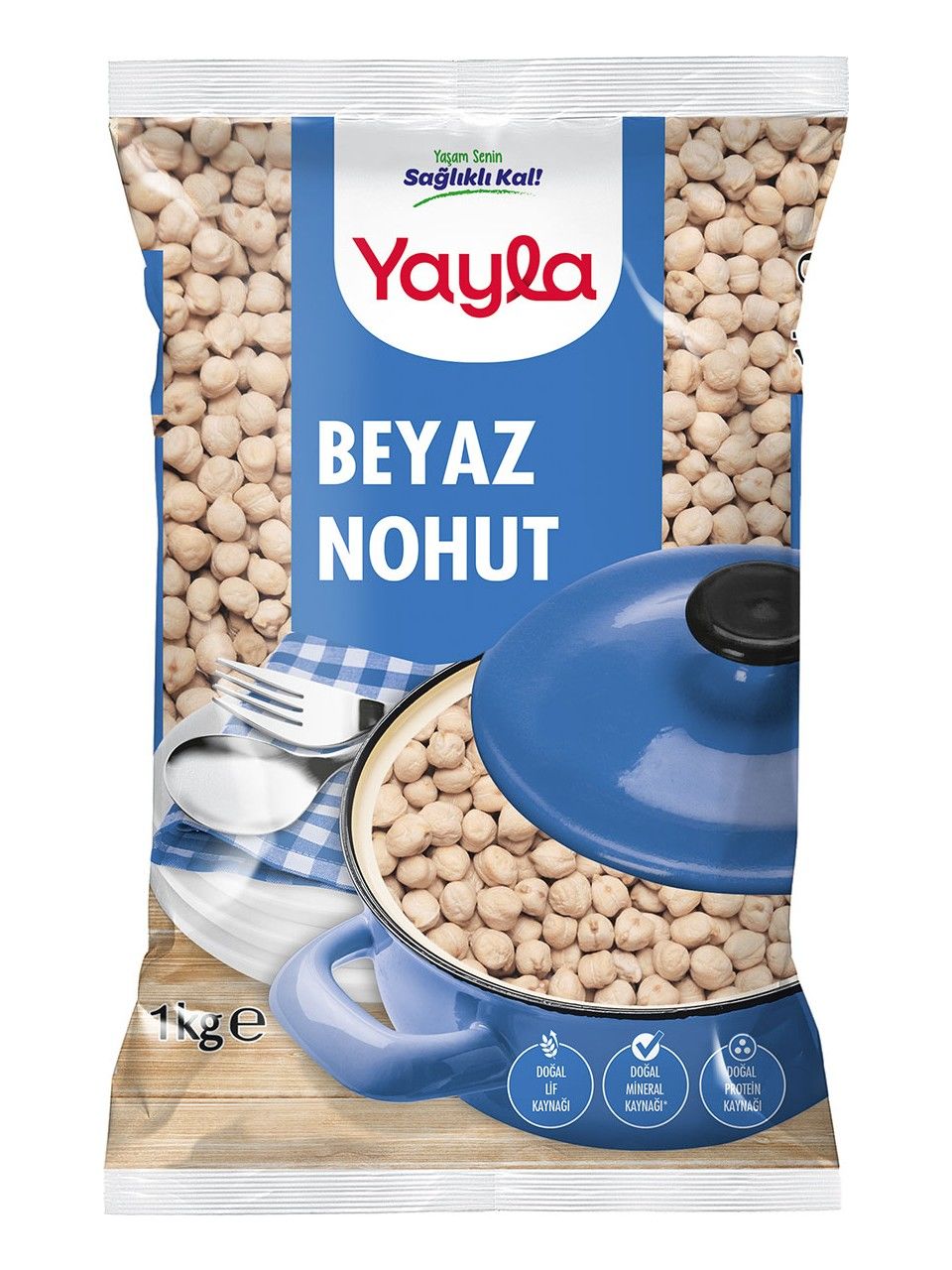 Yayla Beyaz Nohut 8,5mm 1kg