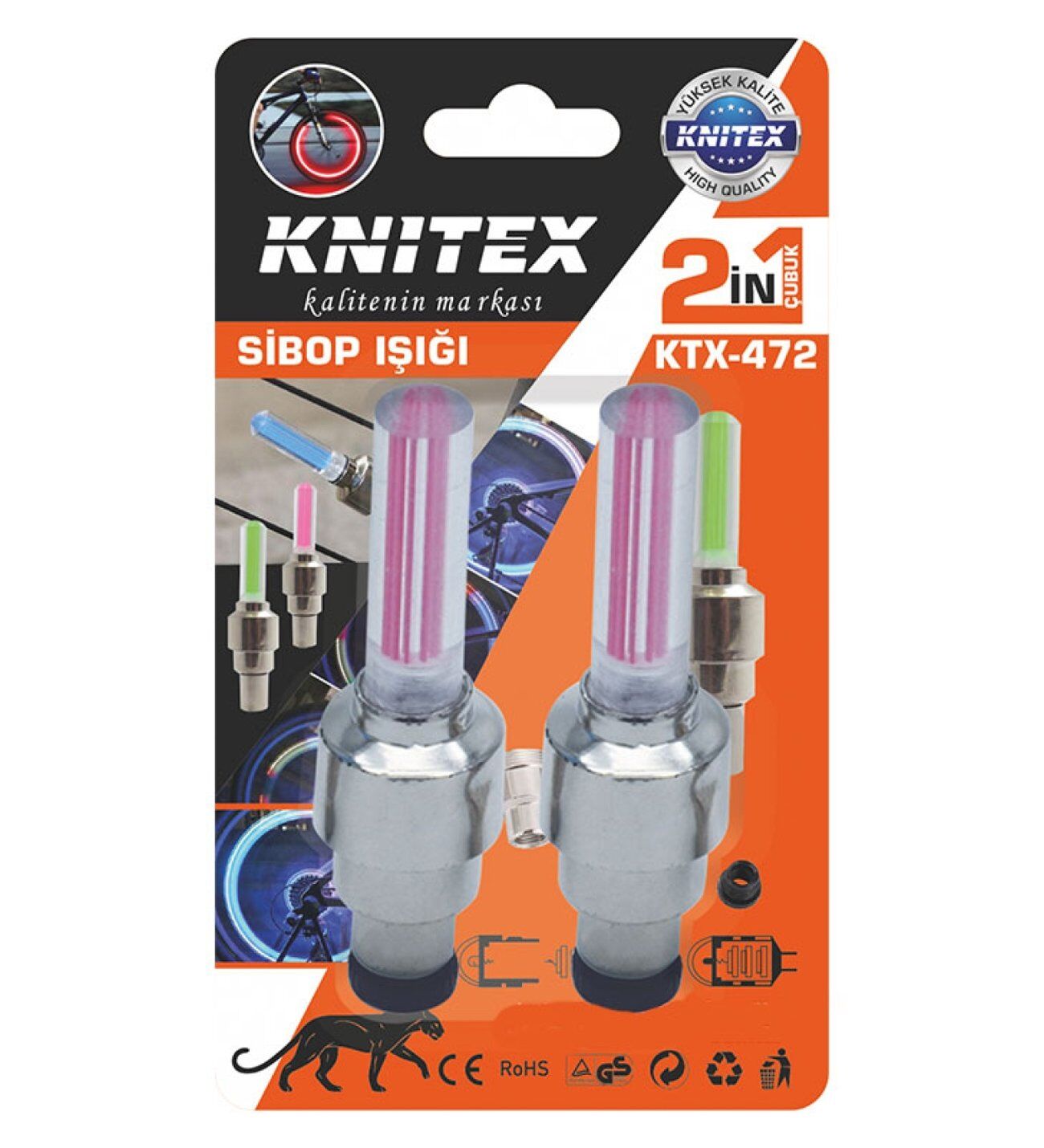 Knitex Sibop Lambası 2li Çubuk Z-5 KTX-472