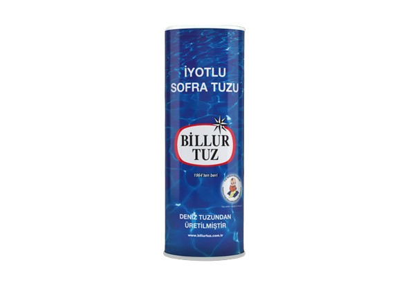 Billur Tuz Kart.Tuzluk 125gr