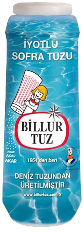 Billur Tuz Plastik Tuzluk 500gr