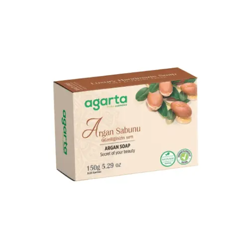 Agarta Doğal El Yapımı Güzellik Sabunu Argan 150g