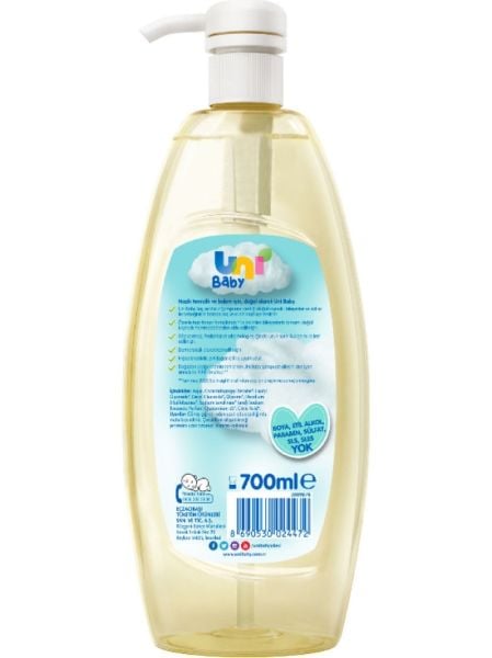 Uni Baby Şampuan 700ml+Aktif Mendil 52 li