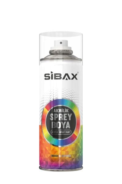 Sibax Sprey Boya Yarı Mat Siyah 400ml 0315