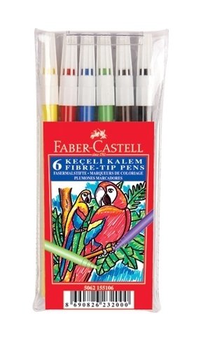 Faber-Castell Keçeli Kalem 6 Renk