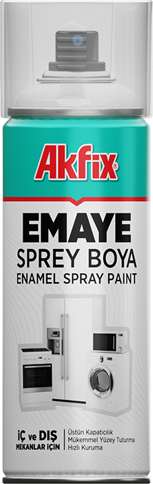 Akfix RAL9003 Emaye Sprey Boya Beyaz 400ml