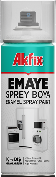 Akfix RAL9003 Emaye Sprey Boya Beyaz 400ml