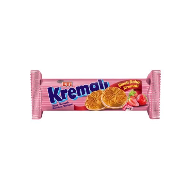 Eti Kremalı Çilekli 61gr