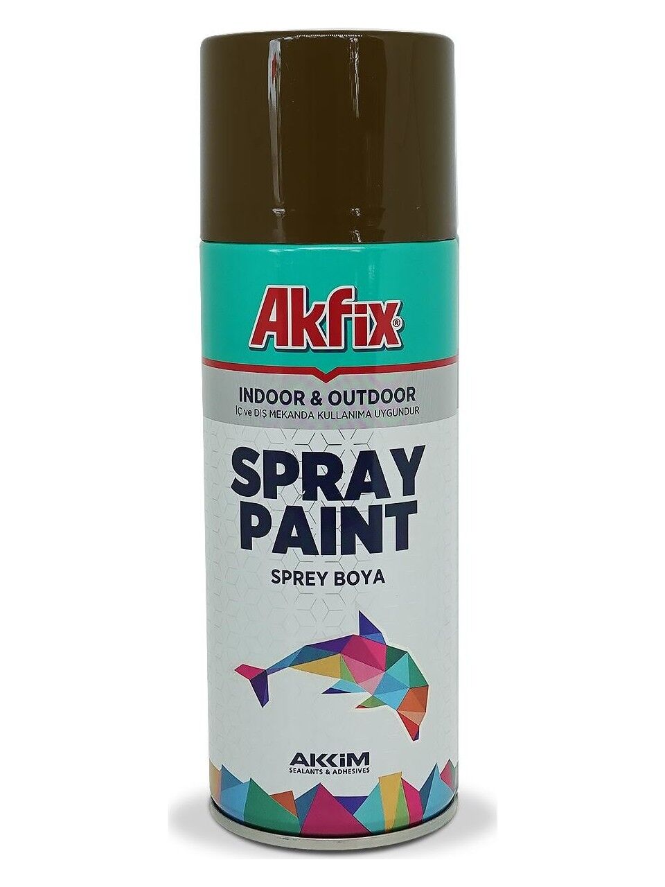 Akfix RAL8017 Parlak Kahve Sprey Boya 400ml