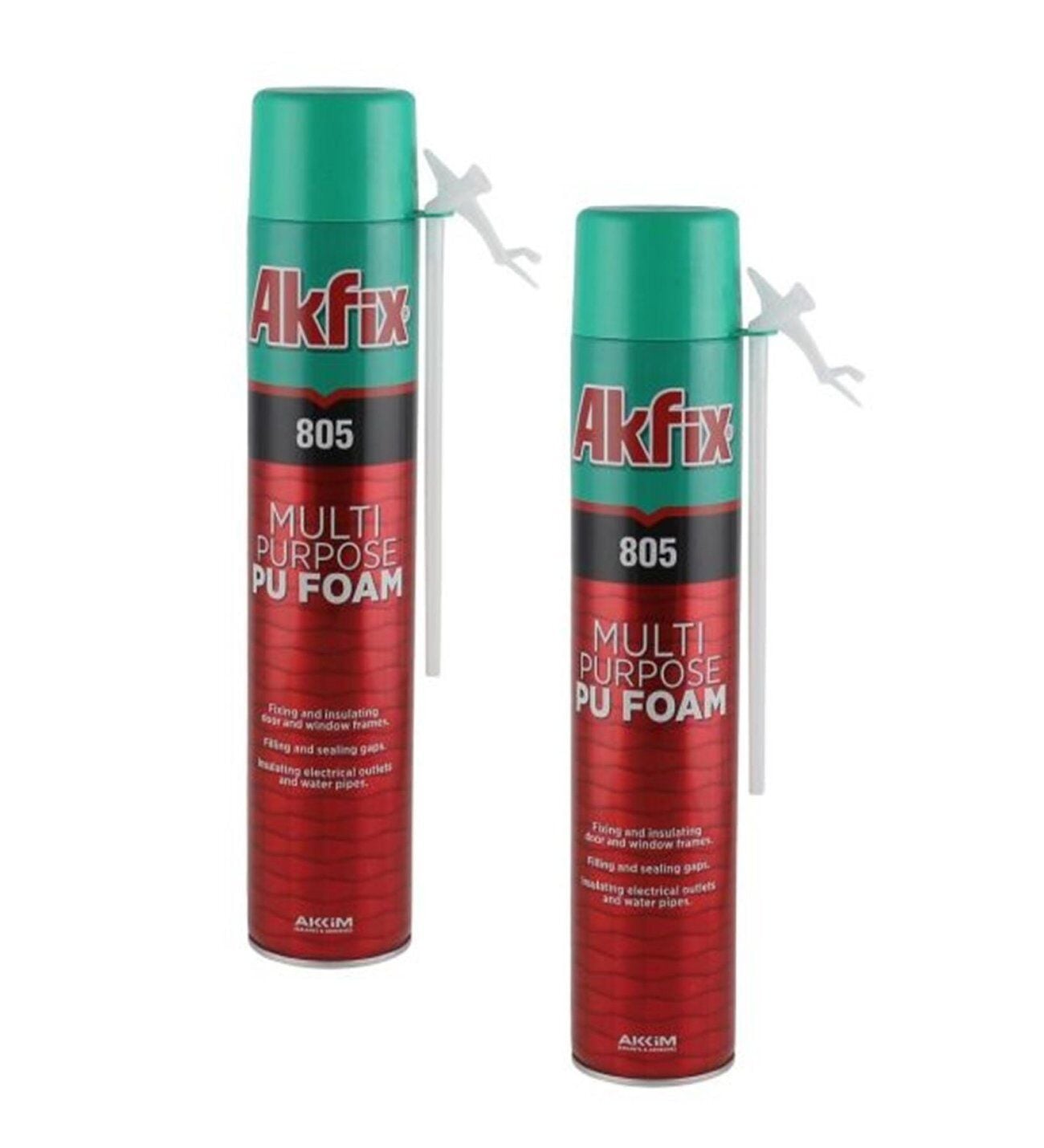 Akfix 805 PU Poliüretan Köpük Pipetli 750ml