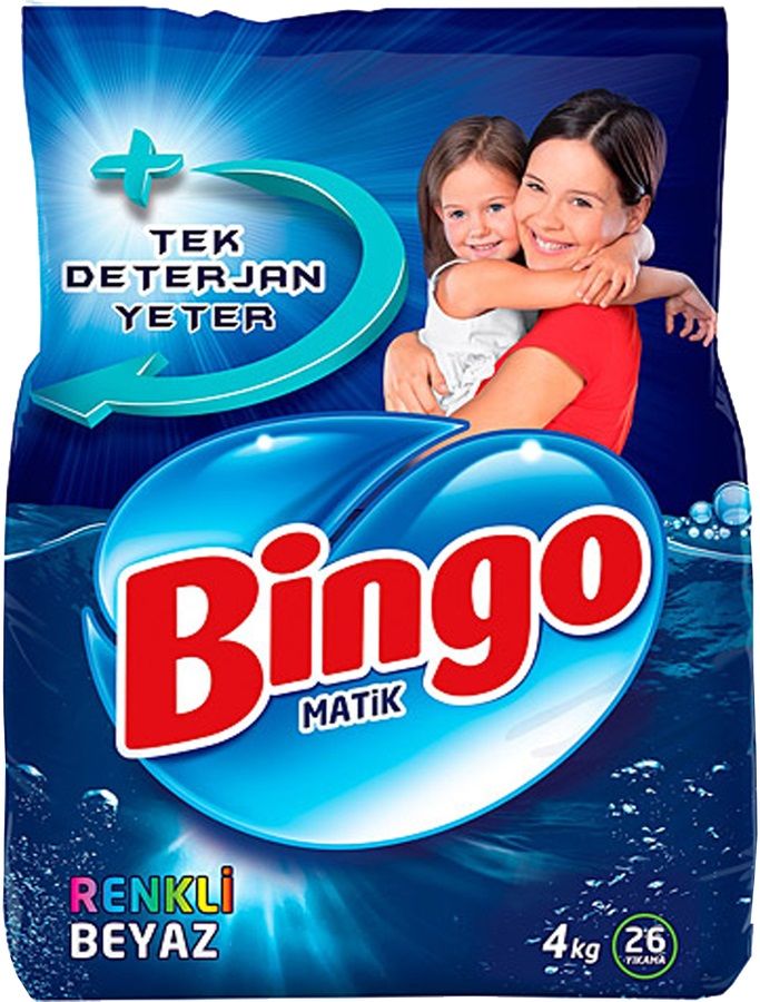 Bingo Matik Knsn Eko Renkli & Beyaz 4kg