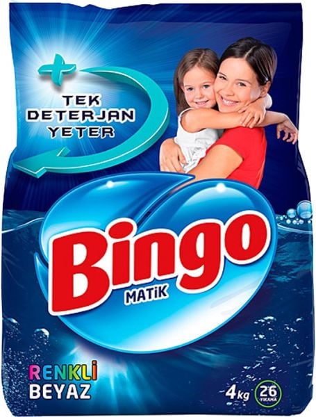 Bingo Matik Knsn Eko Renkli & Beyaz 4kg
