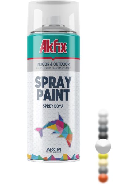 Akfix RAL9003 Mat Beyaz Sprey Boya 400ml