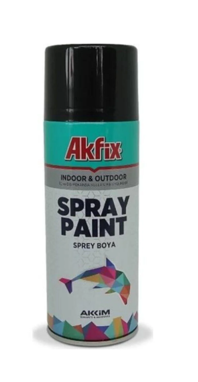 Akfix RAL9005 Parlak Siyah Sprey Boya 400ml