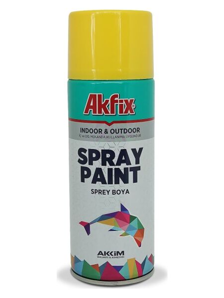 Akfix RAL1003 Parlak Sarı Sprey Boya 400ml